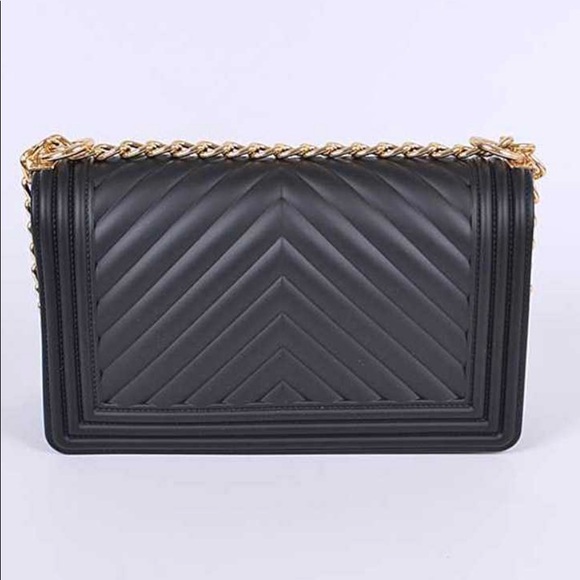 Chevron Embossed Jelly Bag